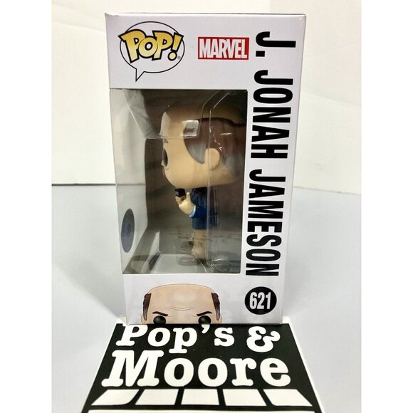 Funko Pop! Spider Man: J. Jonah Jameson 621 Vaulted Exclusive Figure W/Protector - Picture 3 of 13